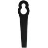 ALM Black Plastic Clip-On Blades to Fit Black and Decker and Flymo Lawnmowers 20PK GP205