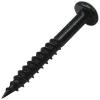 Blackjax Woodscrew Cross Recess Roundhead Eight Gauge Black Organic 08114BJC