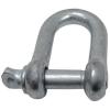 10mm/ 3/8&quot; Zinc D Shackles Pack of 3