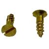 Heavy Duty Brass Countersunk Slotted Head Woodscrews 3.5mm x 12mm 20Pk 30262