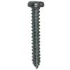 Slotted Pan Head Bright Zinc Plated Self Tapping Screws Bright Silver 3.5mm x 25mm 25Pk 30331