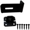 Securit Safety Hasp And Staple Black 75mm S1444