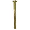 Round Head Woodscrews Brass 4mm x 50mm 4Pk 30302