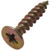 Yellow Zinc Plated Pozi Countersunk Head Speedwax Screws 5mm x 25mm 15Pk 30494