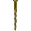 Countersunk Slotted Head Woodscrews Brass 6mm x 62mm 2Pk 30288