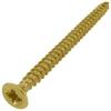 Timco Classic Multi-Purpose Double Countersunk Zinc Plated Screws Golden 3.5mm x 50mm Pack of 200 35050CLAF | Driver Bit Size - PZ2