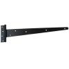 Securit Heavy Duty Metal Tee Hinges Black 450mm 1 Pair S4568 