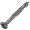 Bright Zinc Plated Pozi Drive Countersunk Head Woodscrews Bright Silver 3.5mm x 38mm 20Pk 30234