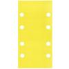 Tradesand Assorted-Grades 1/3 Sheet-Size Yellow Dyed Hook and Loop Sanding Sheets to Fit Bosch 5Pk 9996