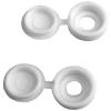 White Screw Caps and Covers Pack of 50