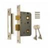 Era Locks Satin Chrome Finish Five Lever Bathroom Sash Locks 64mm 243-62