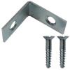 Corner Braces Bright Zinc Plated 25mm 4Pk 30624