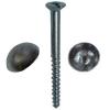 StarPack Mirror Screw With Chromed Dome Zinc Plated 38mm 4Pk 72047