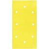 National Abrasives Half Sheet Punched Yellow Dyed Fine Sanding Sheets 9545