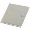 Select Ric 1 Gang Satin Chrome Blanking Plate - DSL142