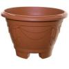 White-furze Venetian Round Planter With Legs Terracotta 34cm G020343