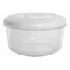 Whitefurze BPA Free Plastic Round Food Container Transparent 2Ltr F0190