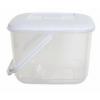 Whitefurze Canister With Lid and Handle Natural White 6-Ltr F0750