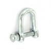 Securit Zinc Plated Dee Shackles Metallic Silver 8mm 2Pk S5691 