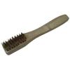 Bentley Brass Bristle Wooden Suede Shoe Brush SSB.02-B