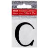 Best Hardware Self-adhesive Peelable Letter C Black 50mm 42213