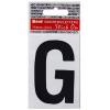 Peelable Letter G Black 75mm 42230