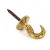 Securit Brass Egyptian Tieback Hooks 45mm 2Pk S6507 