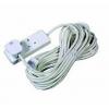 Red and Grey Two Way Extension Lead White 13 Amp 5Mtr C04