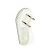 Securit Hard Wall Picture Hooks White 40mm 2Pk S6209 