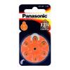 Panasonic Zinc Air &#039;Hearing Aid&#039; Batteries PR13L x 6