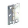 Securit One-Pair Steel Butt Hinges Zinc Plated 100mm S4309