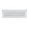 Securit Heavy Duty Plastic Louvre Ventilator White 9 x 9-Inch S3259 