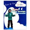 Scribble Kids Frog Design Raincoat Assorted Large OR1047