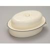 Falcon Country Club Oval Shape Roaster With Lid Cream 14cm x 33.5cm x 24.5cm 560030