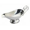 Grunwerg Stainless Steel Gravy Boat With Wire Handle Silver 10oz 300ml G-1047W