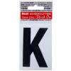 Peelable Letter K Black 75mm 42234