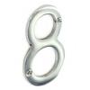 Securit Numeral Number Eight Chrome 75mm S2968