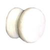 Securit Cracked Ceramic Knobs White 35mm 2Pk S3578