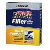 Ronseal Multi Purpose Smooth Finish Wall Powder Filler White 1Kg 36549 | Smoother Finish Repair to Plaster Stone Concrete or Wood | For Interior and Exterior Use