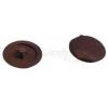 Durable Plastic Pozi Screw Covers Brown 20Pk 30413