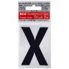 75mm Black Peelable Letter X 42247