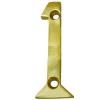 Securit Number One Numeral Brass 50mm S2481