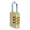 Sterling 30mm Brass 3 Dial Combination Padlock