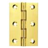 Heavy Duty Brass Plated Extruded Butt Hinges and Screws 38mm 2Pk 30671