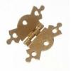 Heavy Duty Brass Plated Butterfly Hinges With Screws 50mm 2Pk 30708