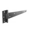 Securit Heavy Duty Metal Tee Hinges Black 300mm 1 Pair S4565 