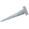 Securit Zinc Plated Strap Hinges Metallic Silver 150mm 1 Pair S4512 