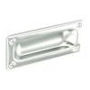 Securit Heavy Duty Aluminum Flush Pull Silver 90mm S3178 