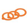 Kilner Clip Top Jar Replacement Rubber Seals Orange 6Pk 0025.489