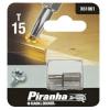 Black and Decker Piranha T-15 Screwdriver Bits to Fit Torx Screws Metallic Silver 25mm 2Pk X61061